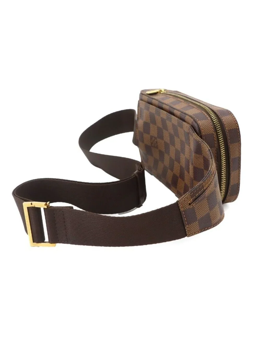 Louis Vuitton Damier Geronimos Belt Bag Waist Pouch Ebene Brown
